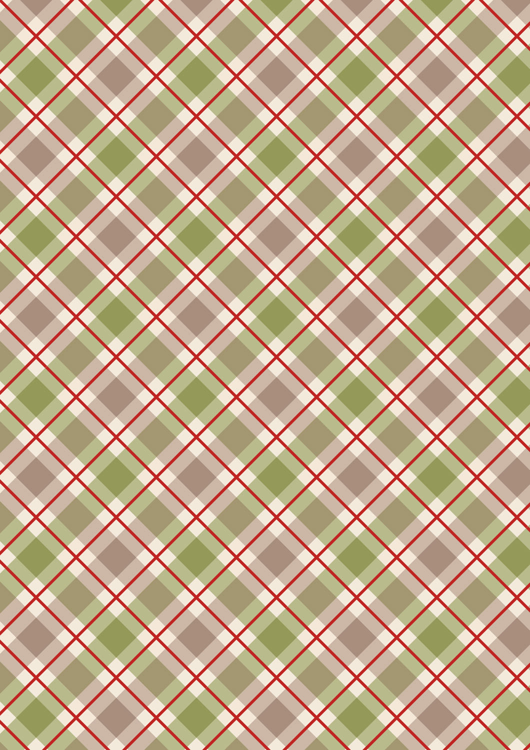 Lewis & Irene Christmas Quilting Cotton - Highland Check