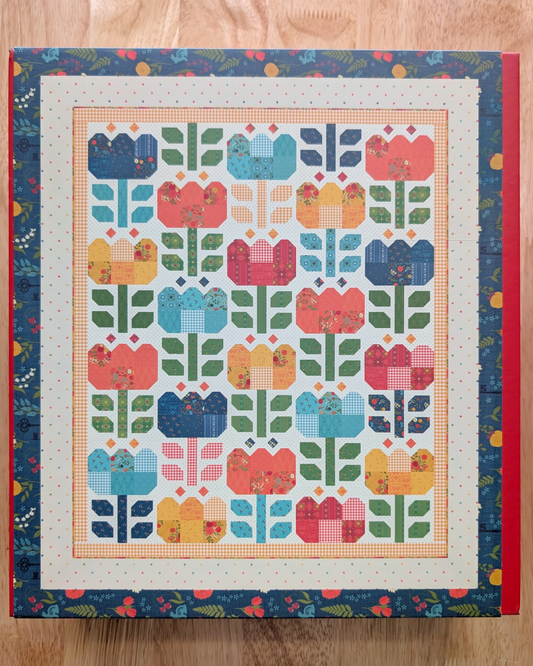 Tulip Festival Quilt Kit with First Blooms Fabric