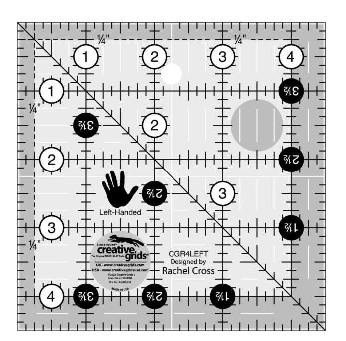4.5" x 4.5" Creative Grids Square Ruler