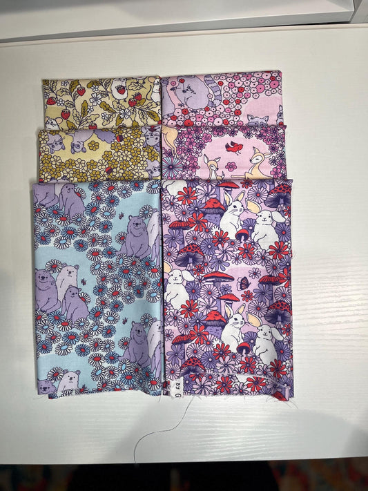 Cloud9 Forest Friends Quilt Fabric - Fat Quarter Bundle