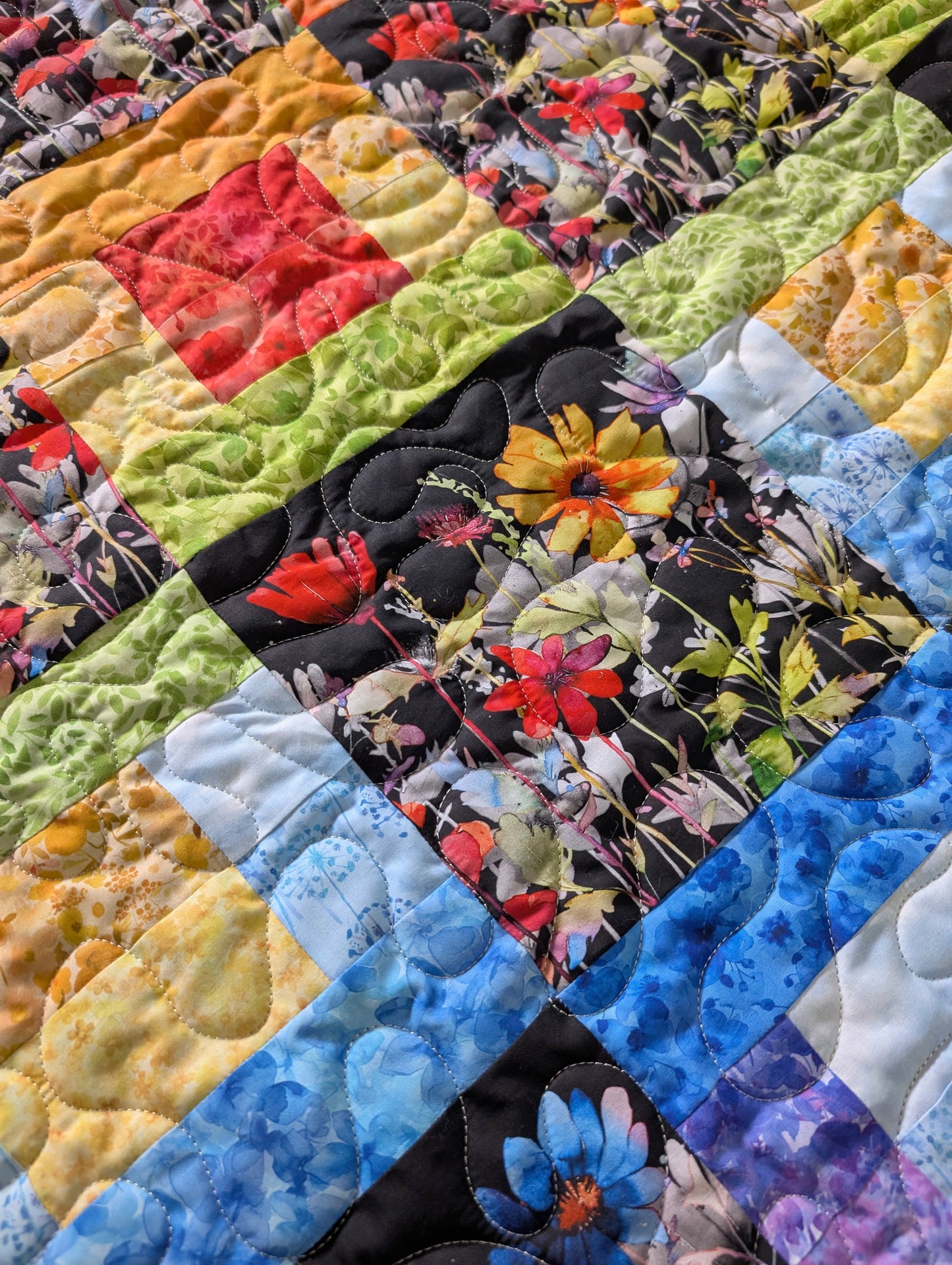 Blooming Day / Blooming Night Quilt Kit