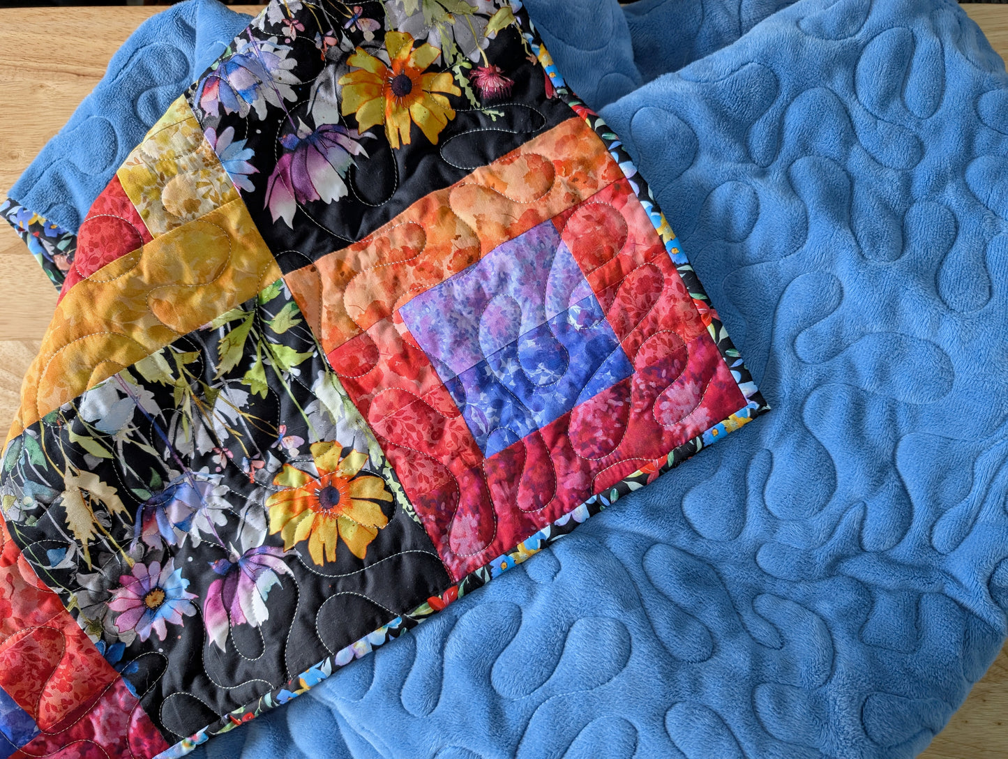 Blooming Day / Blooming Night Quilt Kit