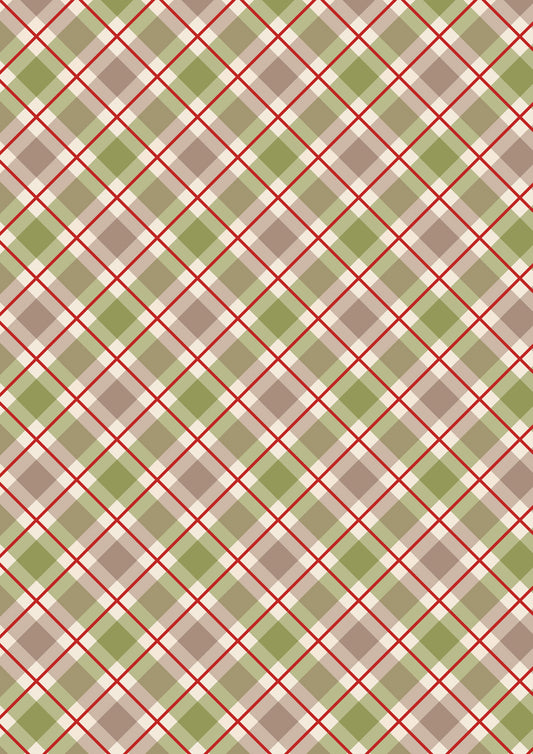 Lewis & Irene Christmas Quilting Cotton - Highland Check