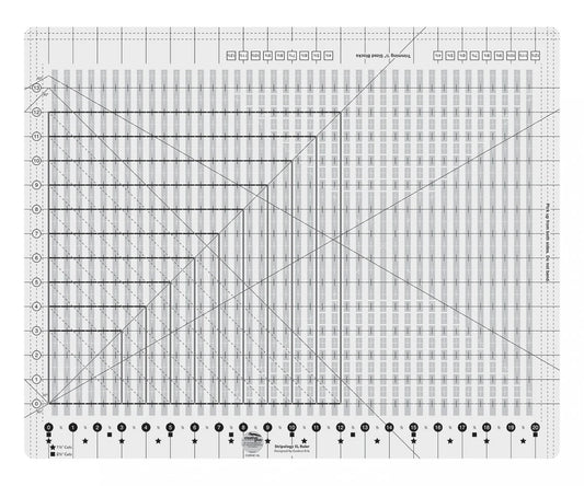 Creative Grids Non-Slip Stripology® Squared Extra Large Quilt Block Ruler