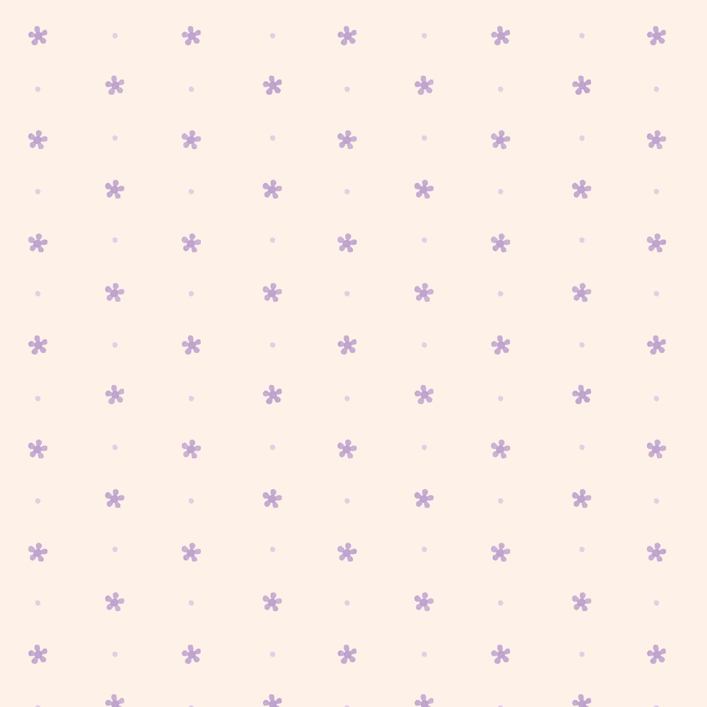 Retro Meadow Dotty Fabric in Salt - Cloud9 Organic Quilting Cotton