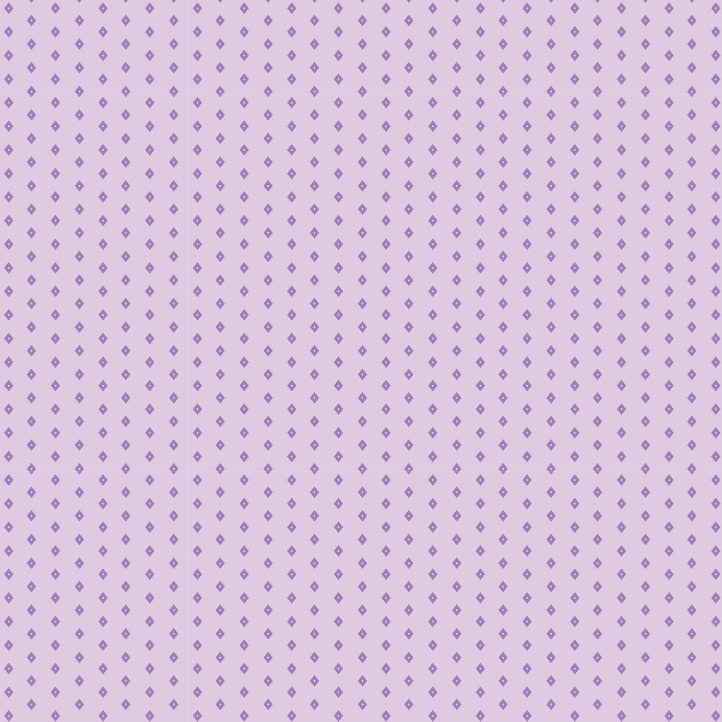 Retro Meadow Diamond Fabric in Lilac - Cloud9 Organic Quilting Cotton