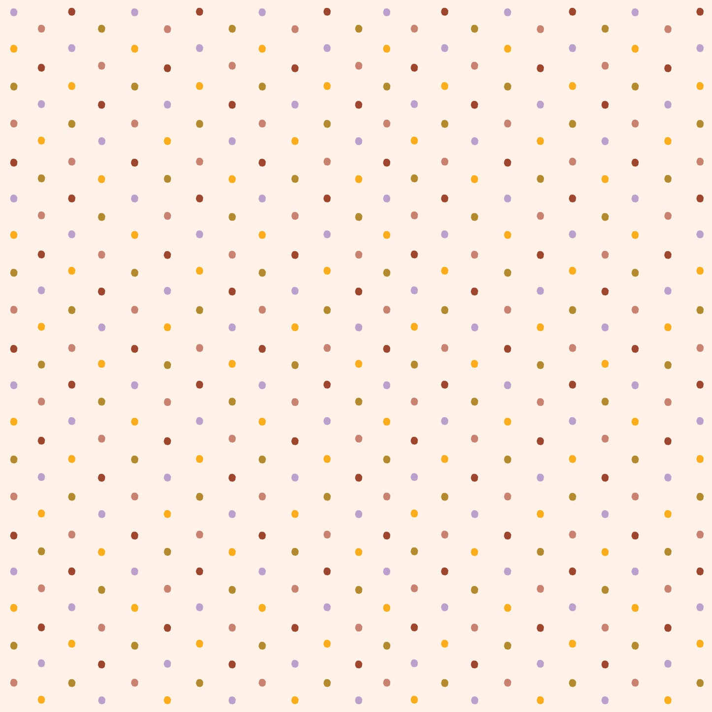 Retro Meadow Sprinkles Fabric in Salt - Cloud9 Organic Quilting Cotton