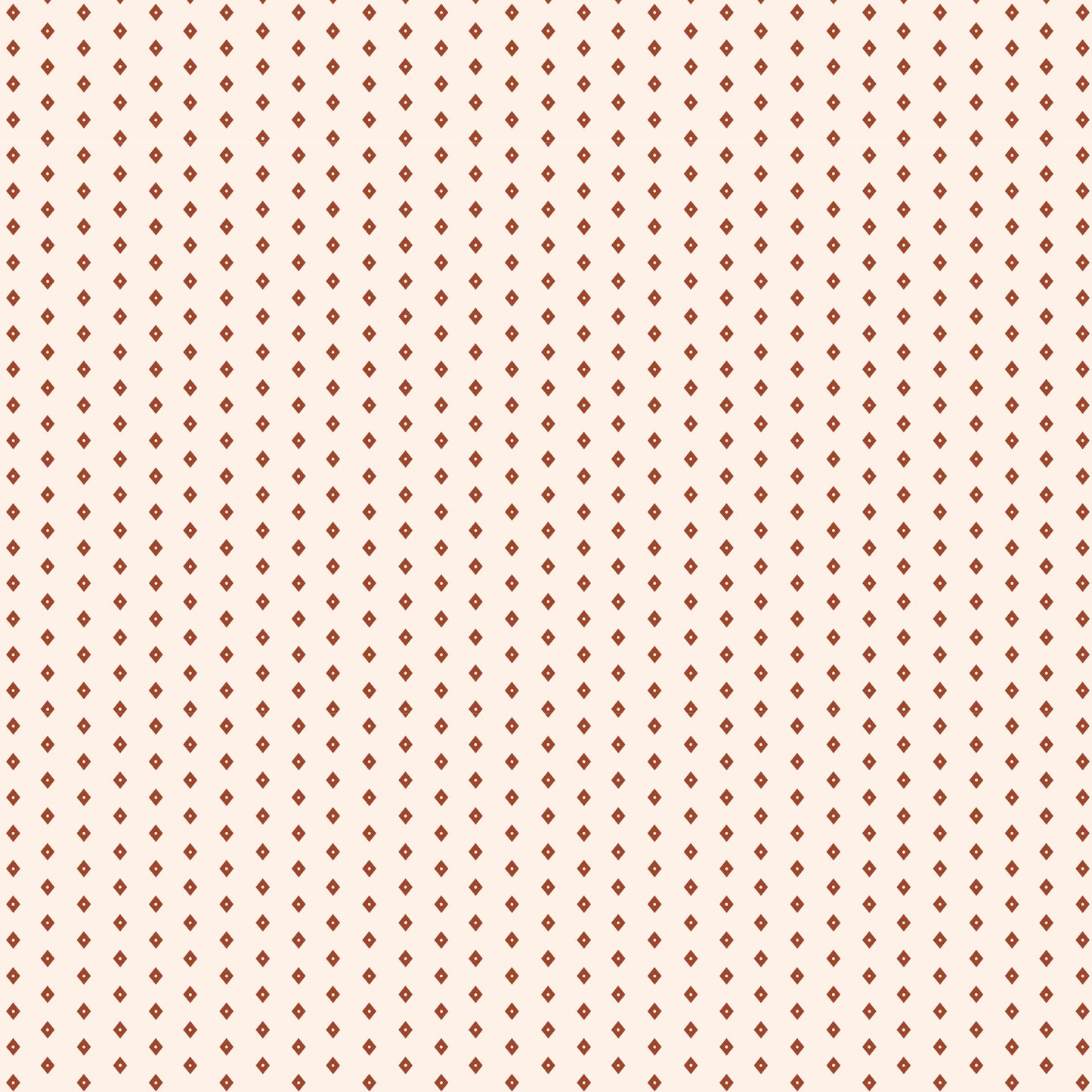 Retro Meadow Diamond Fabric in Salt - Cloud9 Organic Quilting Cotton