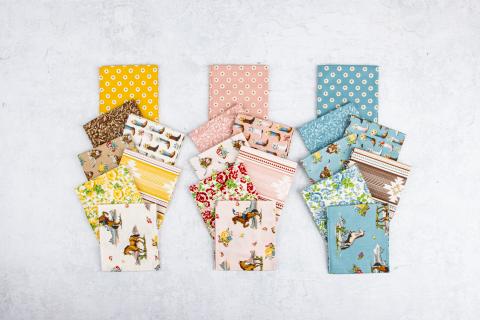Cowgirl Fat Quarter Bundle - 21 Charming Western Fabrics