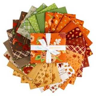 Cozy Autumn Fat Quarter Bundle - 24 Quaint Fall Fabrics