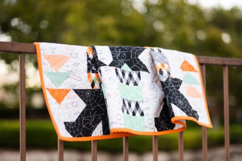 Frank and Friends Fat Quarter Bundle - Frightfully Charming Halloween Fabric