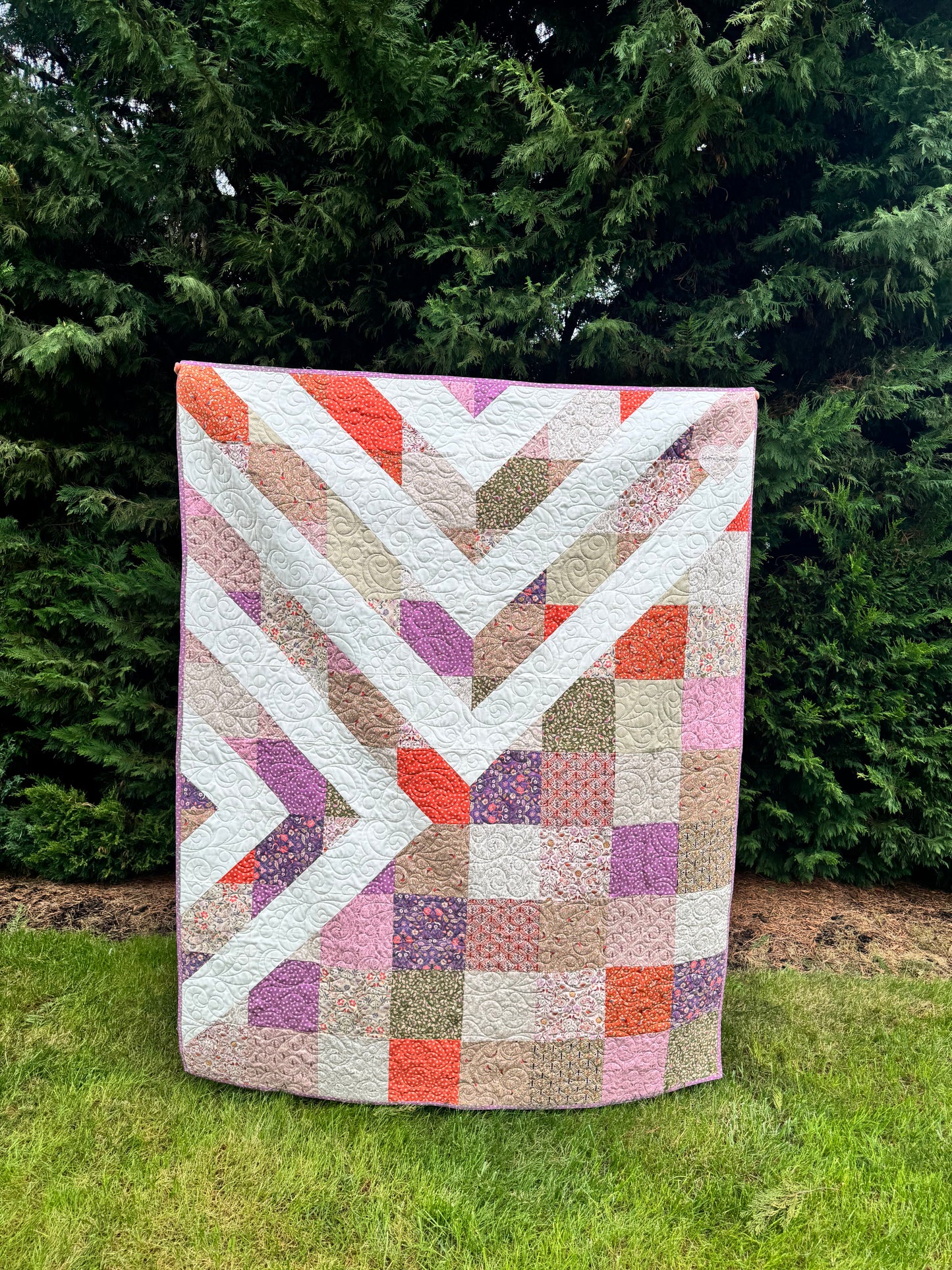 Crossroads Quilt Kit with Isabella Arts & Crafts Floral Fabrics
