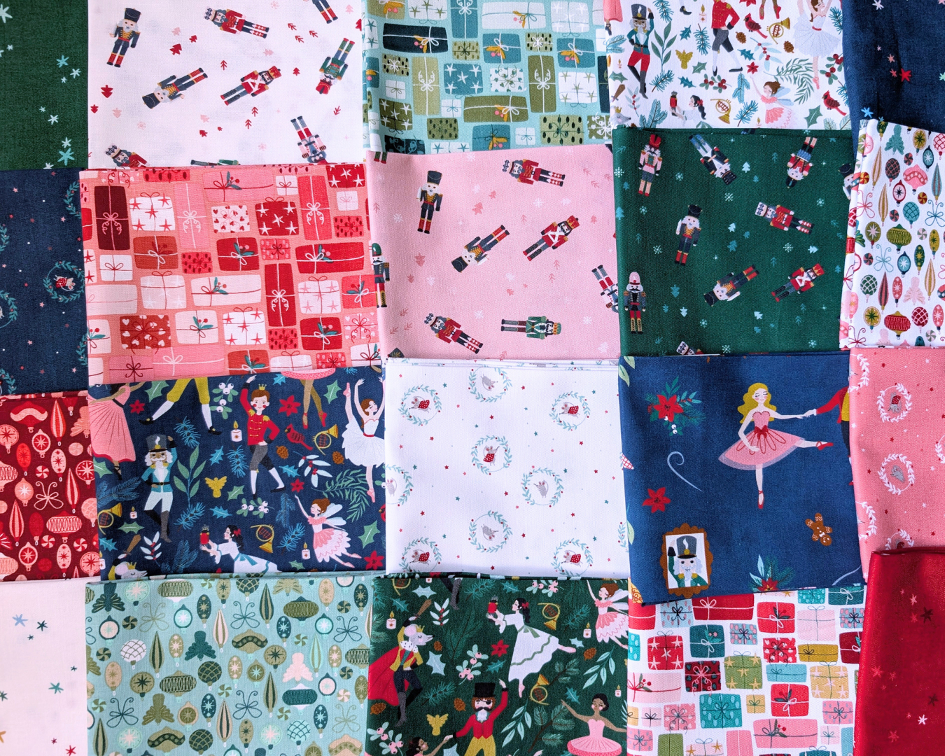 Nutcracker Traditions Fat Quarter Bundle - 22 Magical Holiday Fabrics