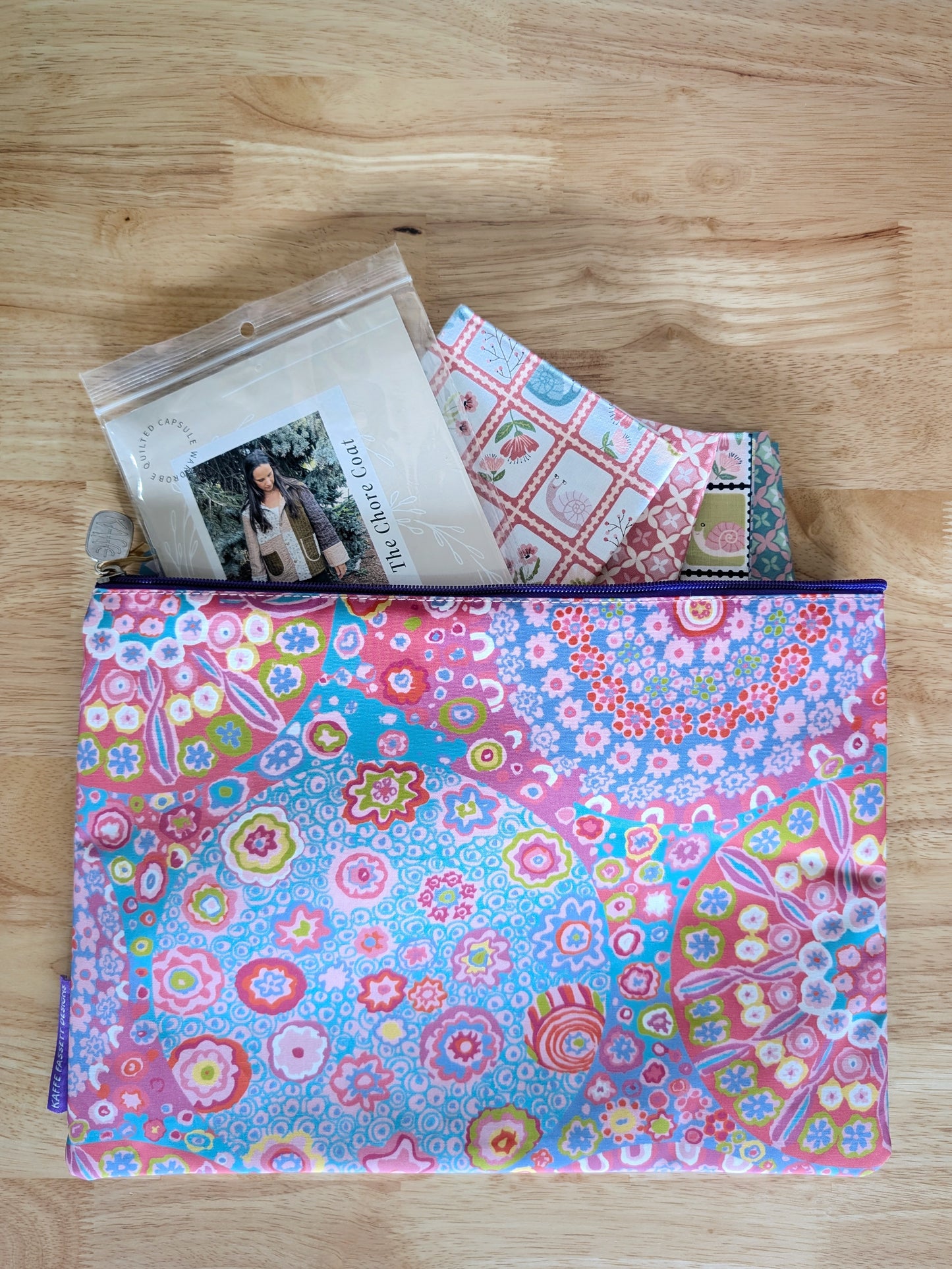MultiPurpose + MultiColor Project Bags by Kaffe Fassett