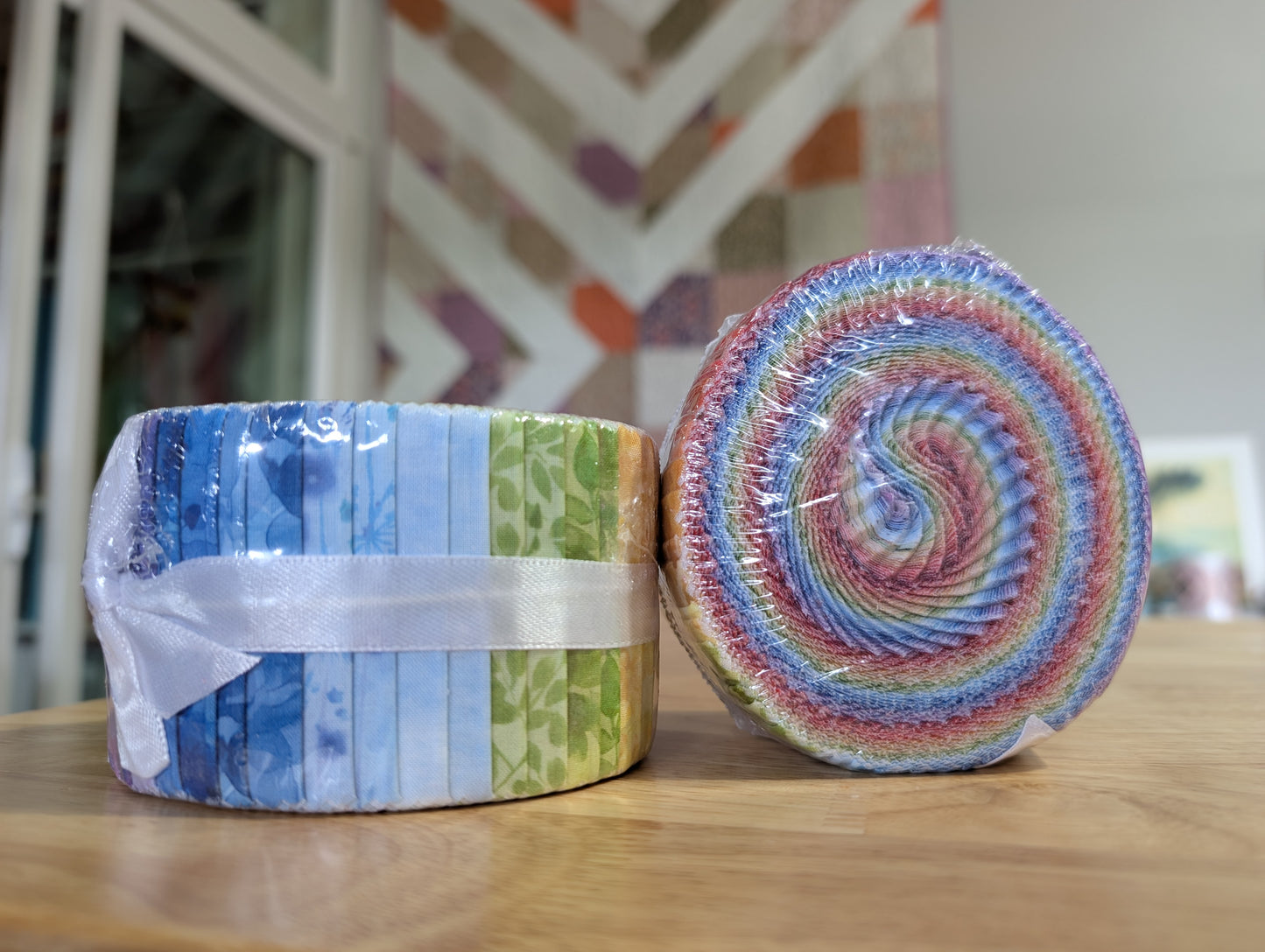 Blooming Day and Night 2.5" Fabric Strips