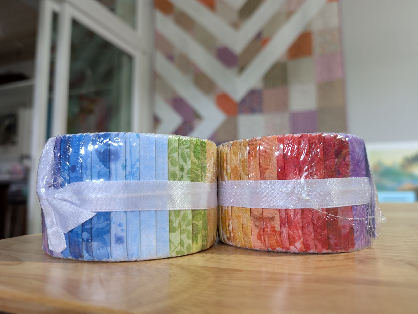 Blooming Day and Night 2.5" Fabric Strips