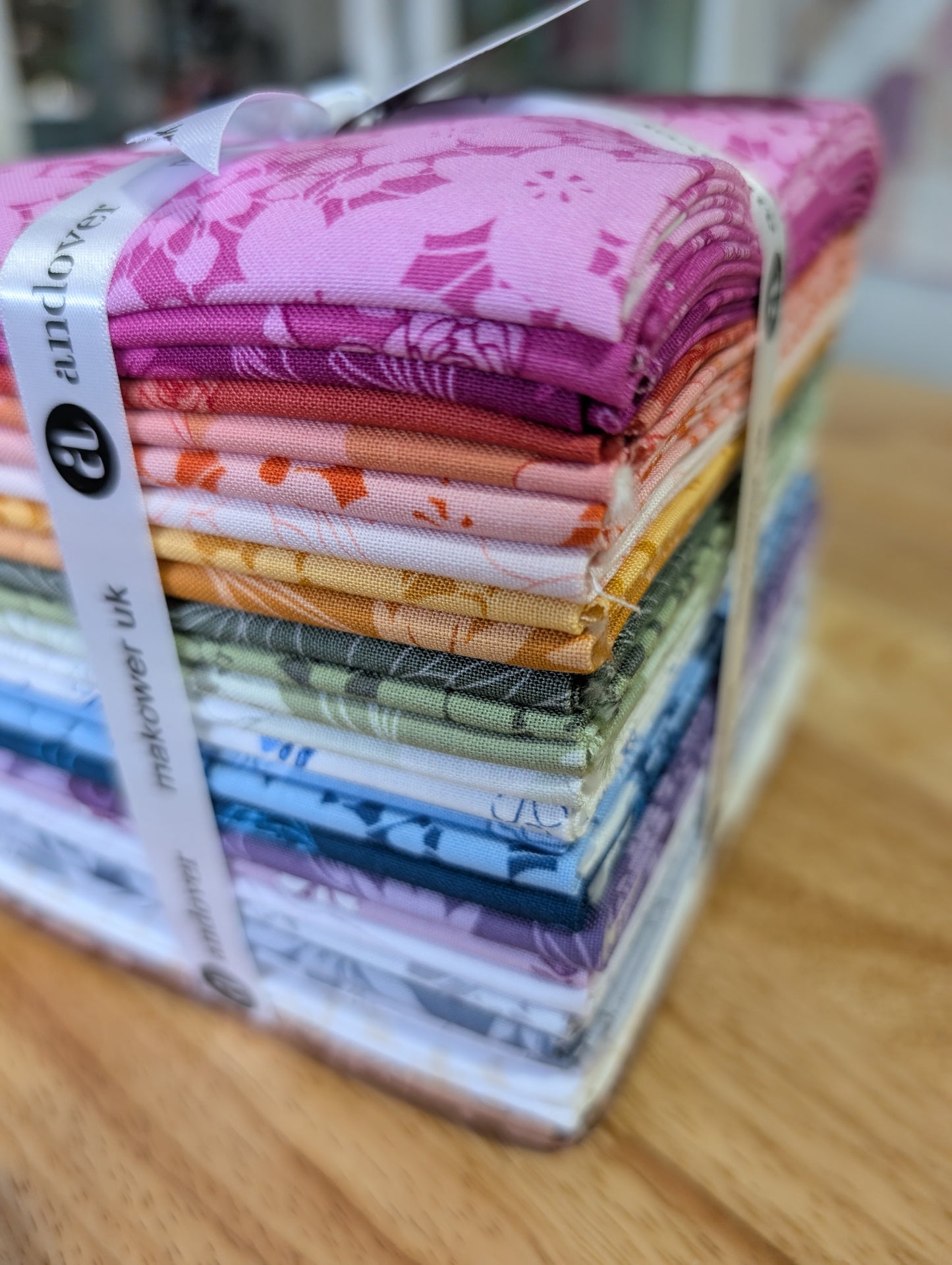 Color Me Whispered Fat Quarter Bundle - 28 Natural Floral Fabrics
