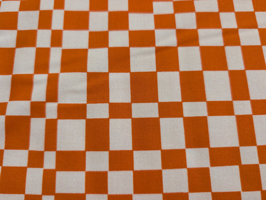 Kaleidoscope Collection - Checker in Mandarin/Blush