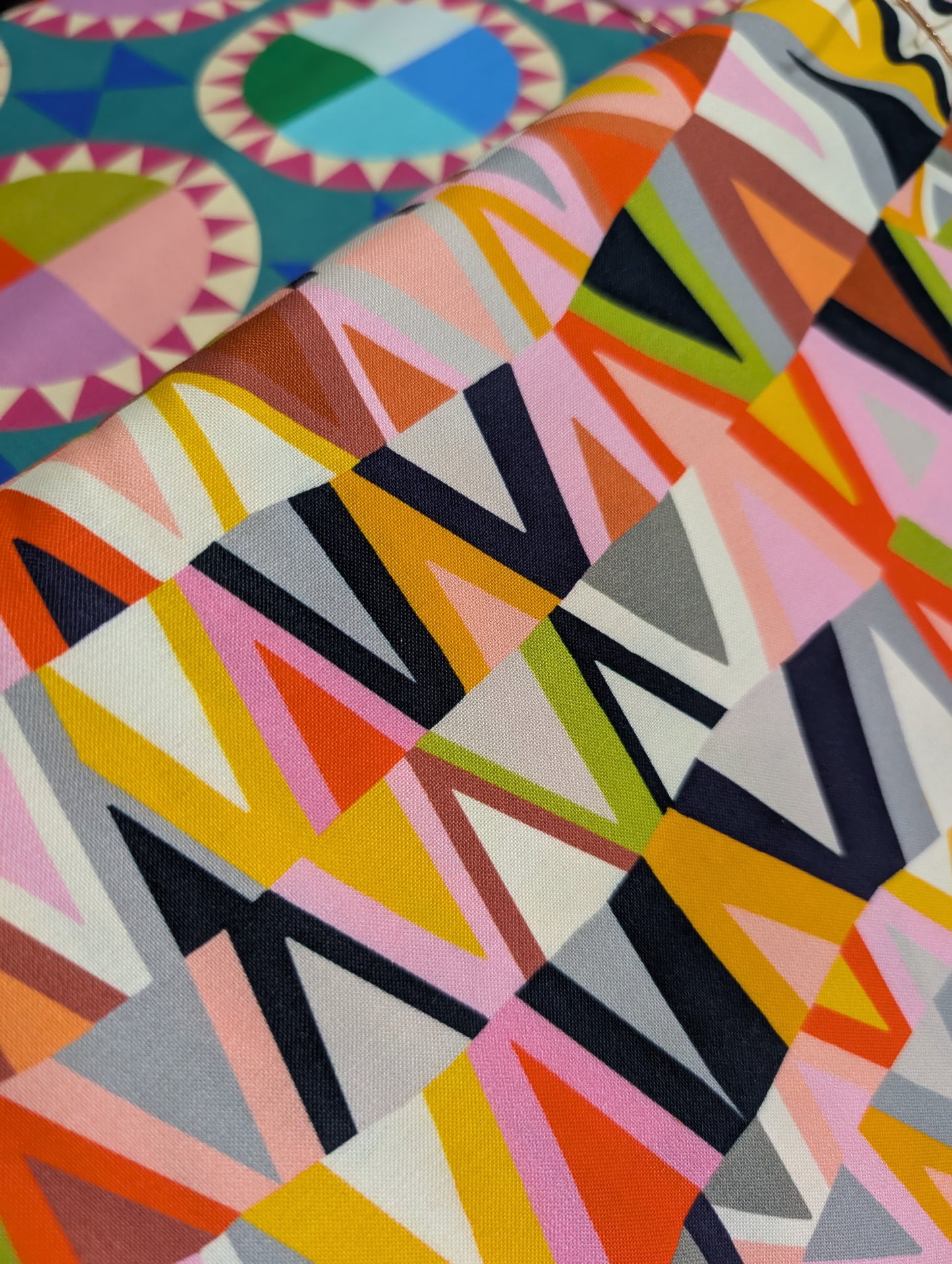Kaleidoscope Collection - Wavelength in Posy/Mustard Seed