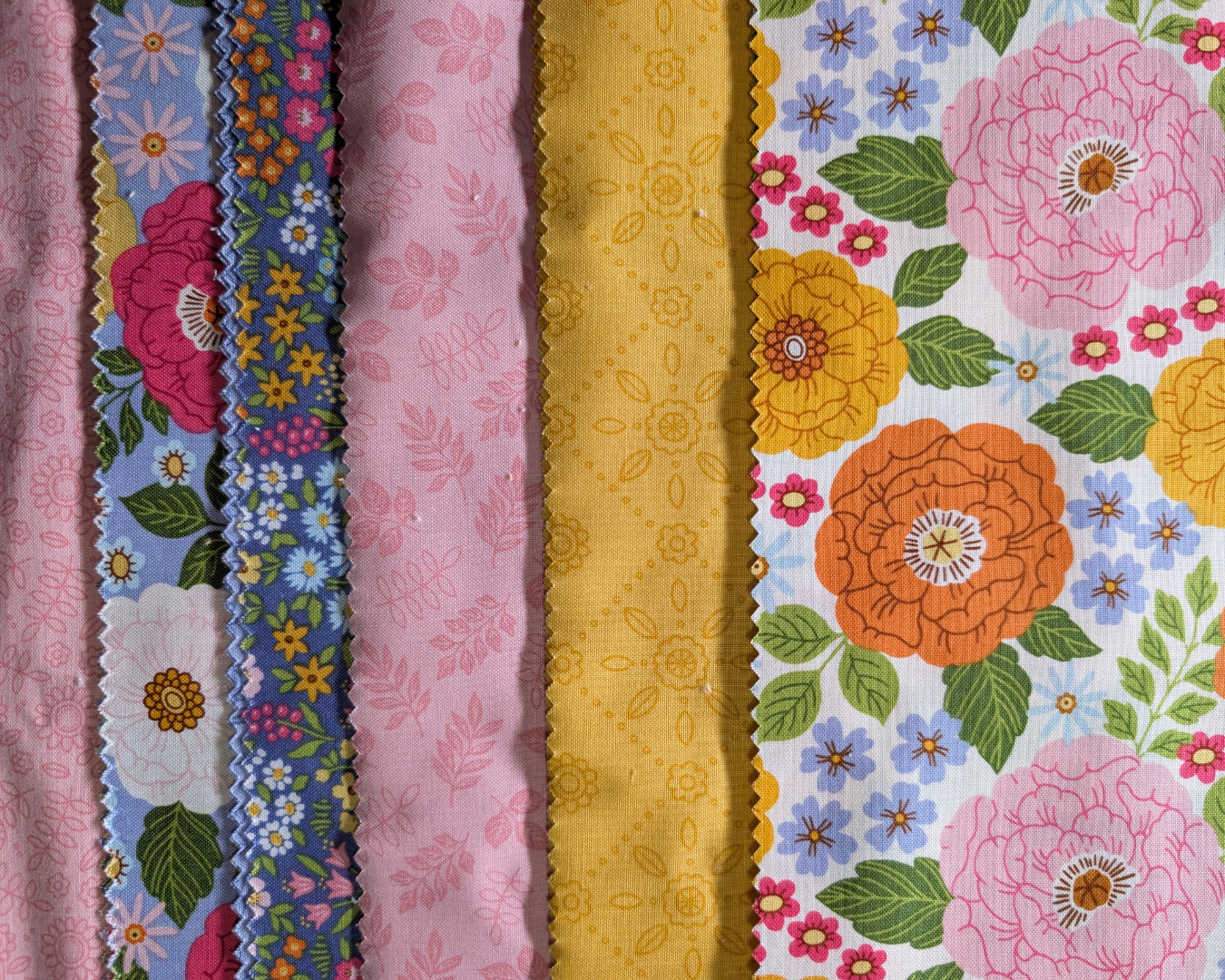 Plaid and Posies Quilt Kit