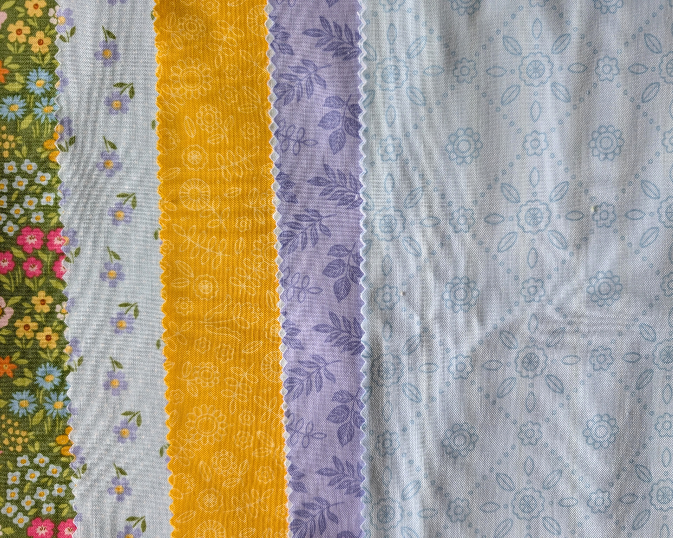 Plaid and Posies Quilt Kit