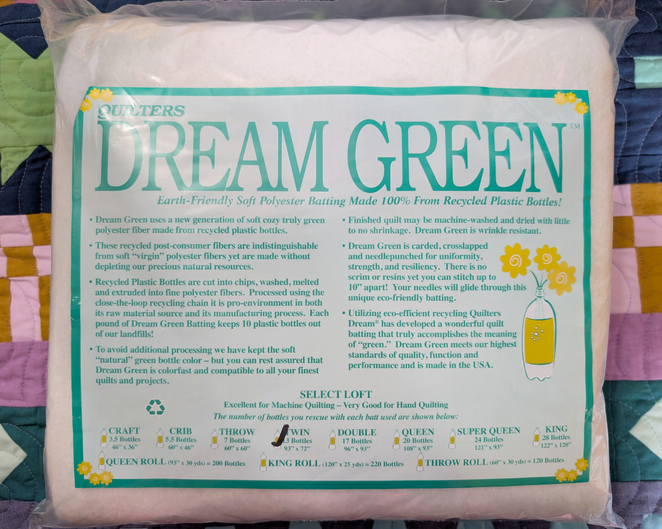 Quilters Dream Green Batting
