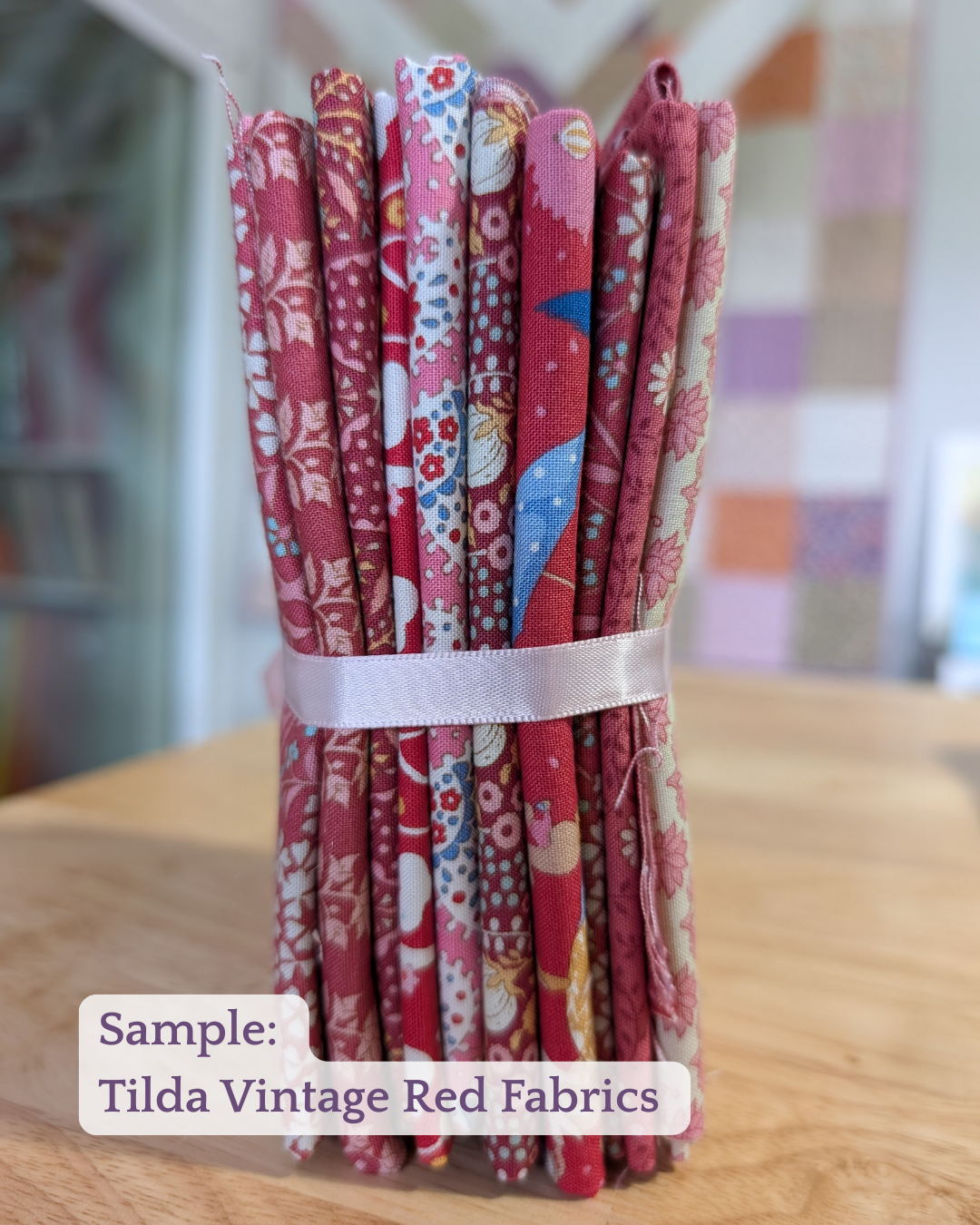 Vintage Tilda Fabric Bundles - 10 Color Coordinated Fabrics