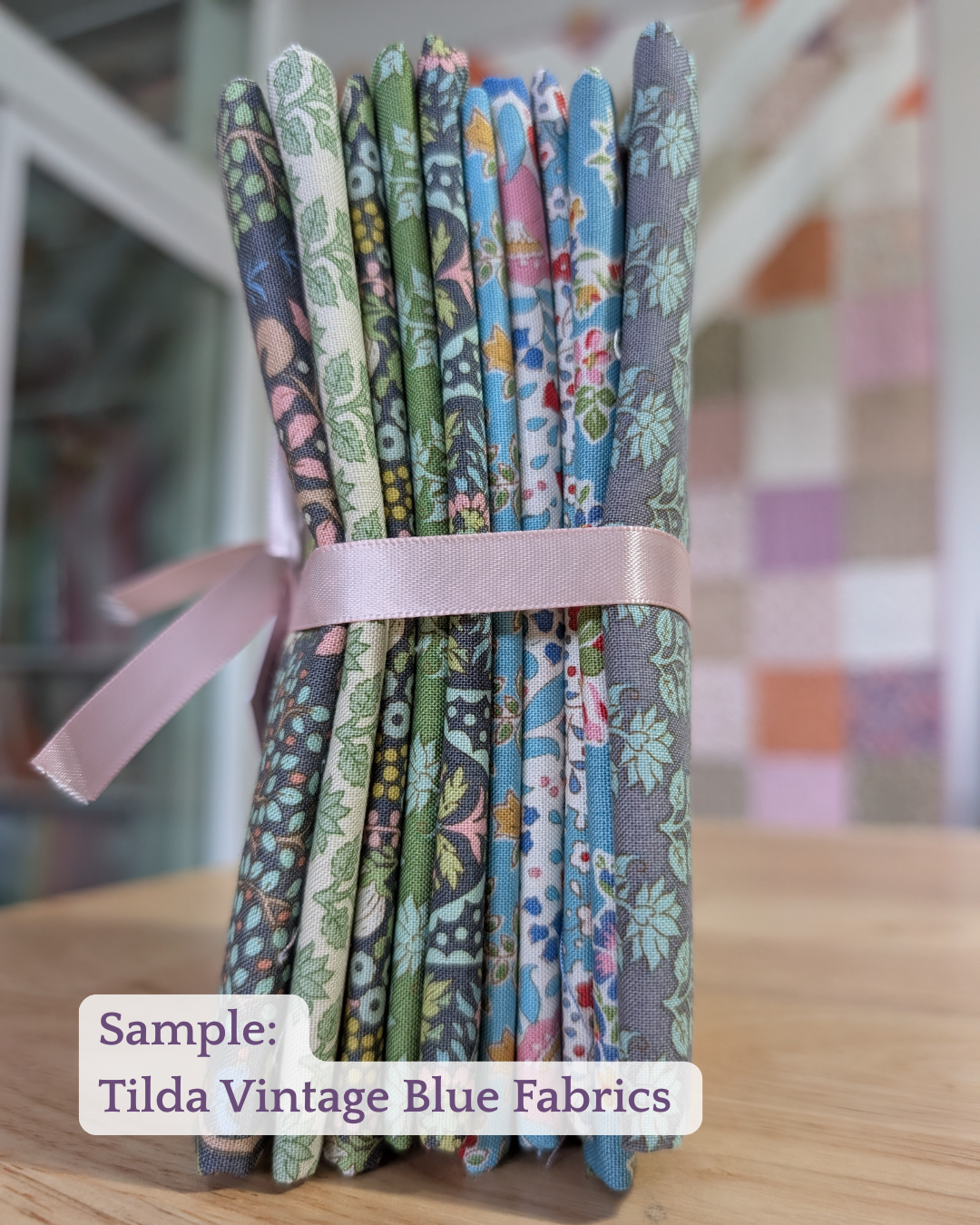 Vintage Tilda Fabric Bundles - 10 Color Coordinated Fabrics