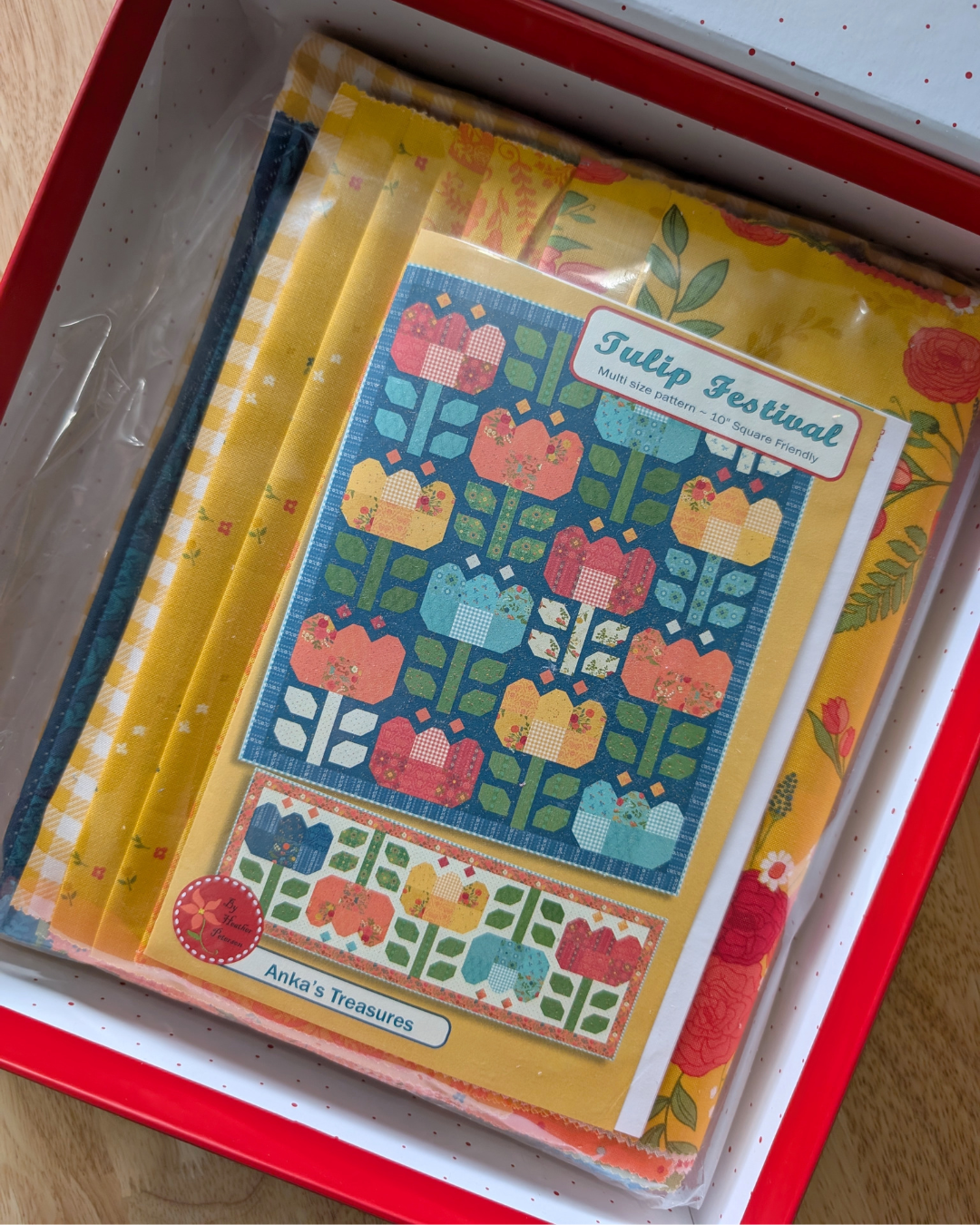 Tulip Festival Quilt Kit with First Blooms Fabric