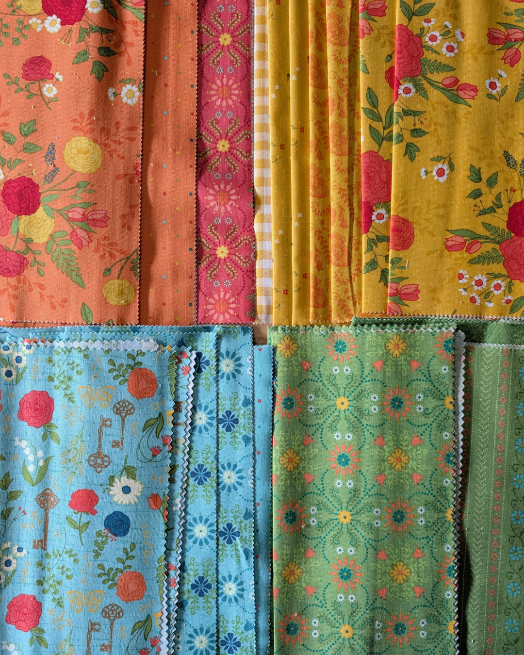 Tulip Festival Quilt Kit with First Blooms Fabric