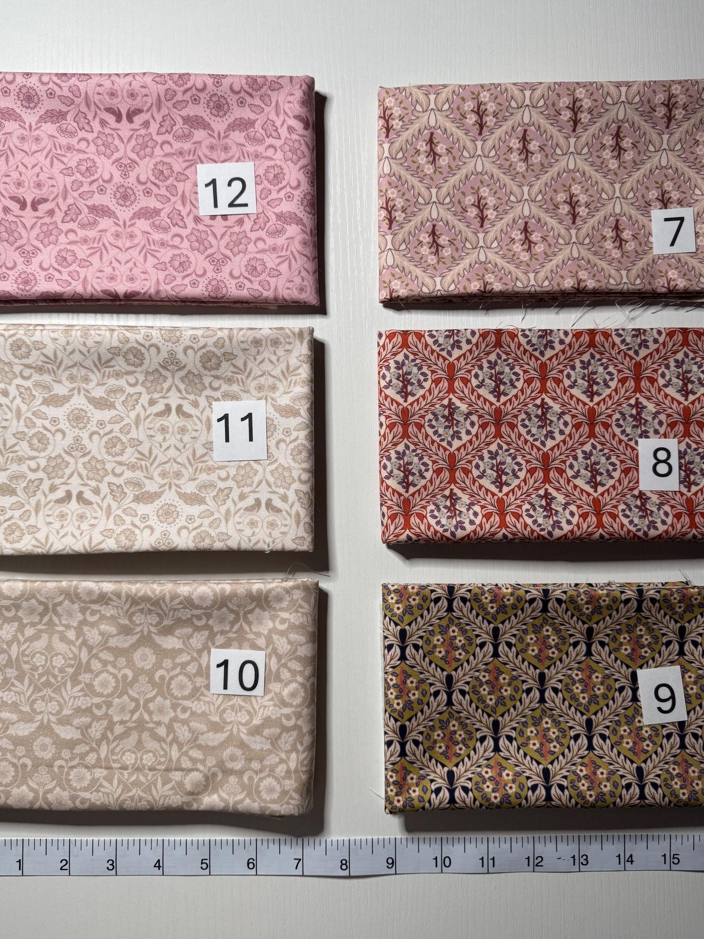 Isabella Collection with Arts and Crafts Florals - Lewis & Irene Quilting Cotton