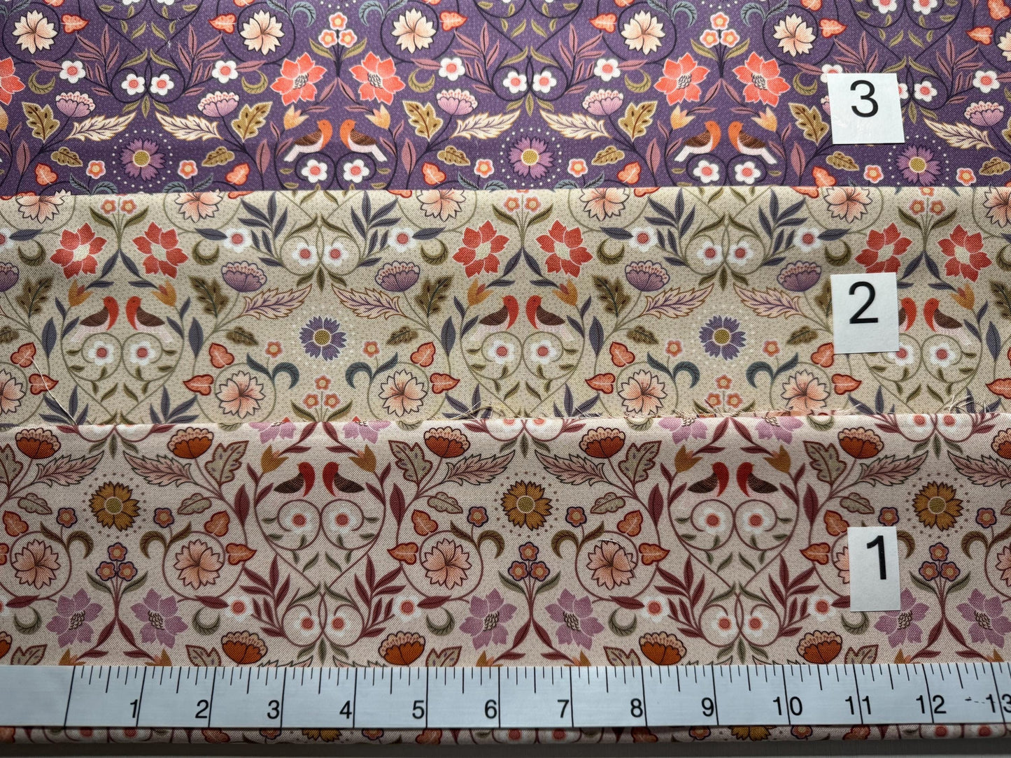 Isabella Collection with Arts and Crafts Florals - Lewis & Irene Quilting Cotton