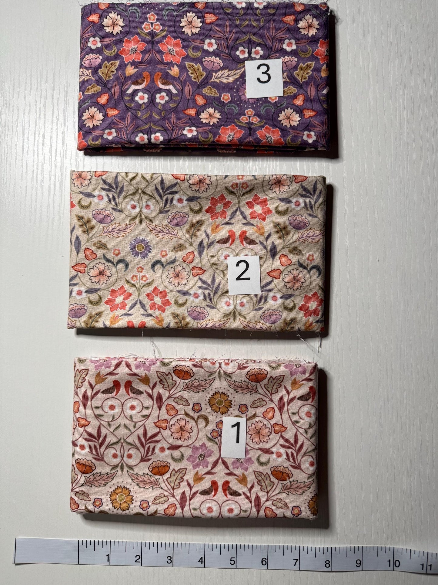 Isabella Collection with Arts and Crafts Florals - Lewis & Irene Quilting Cotton