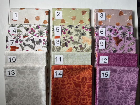 Highlands Collection by Lewis & Irene - Scottish Inspired Quilt Fabric