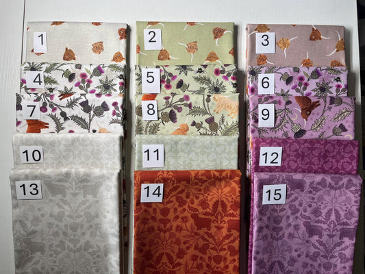 Highland Collection 1/2 Yard Bundle