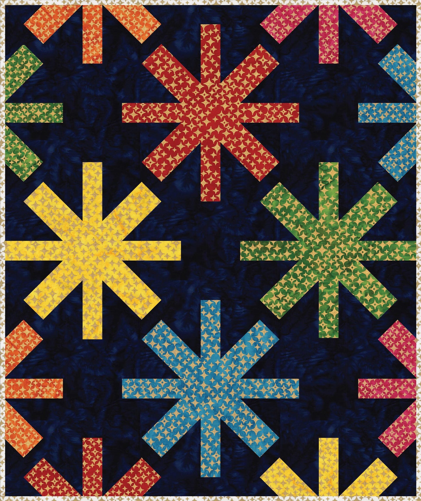 Stardust Asterisks Quilt Kit