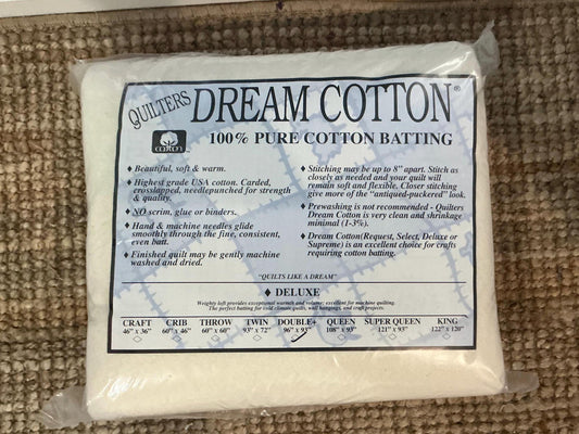 Quilters Dream Natural Cotton Deluxe Batting