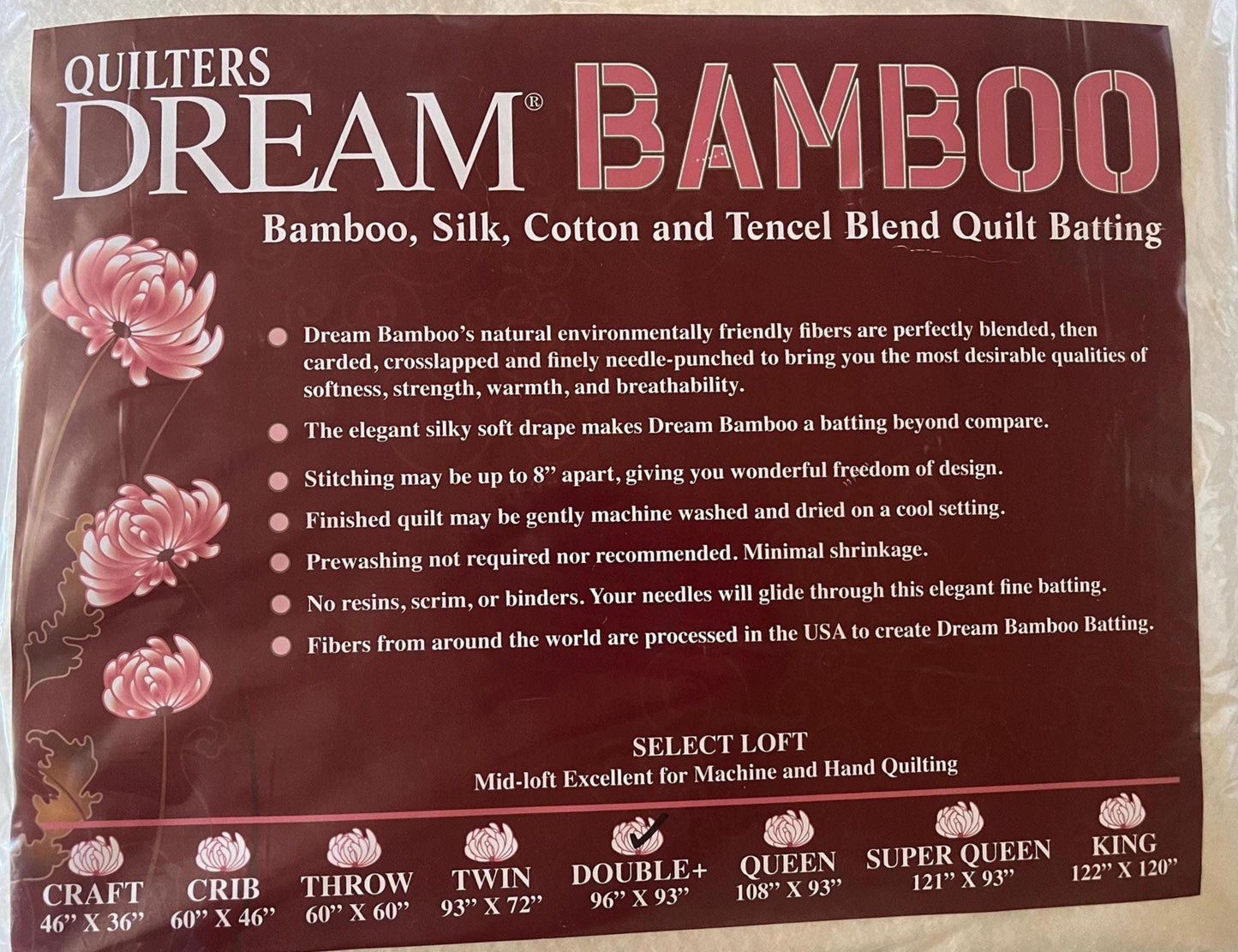 Quilters Dream Bamboo Batting