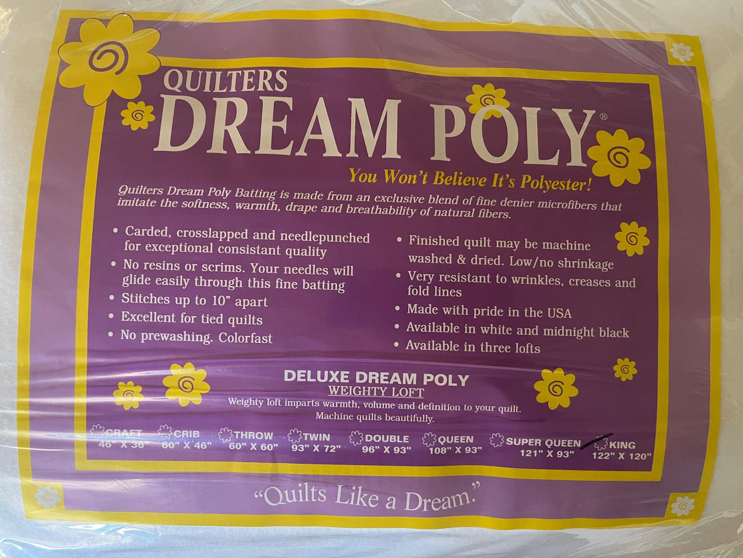Quilters Dream Poly Deluxe Batting