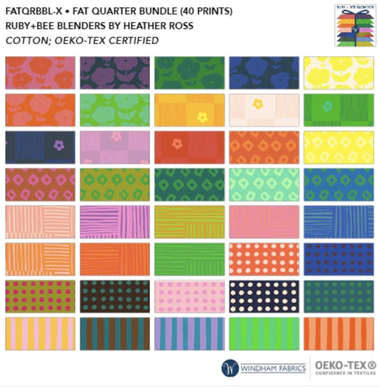 Ruby + Bee Fat Quarter Blender Bundle