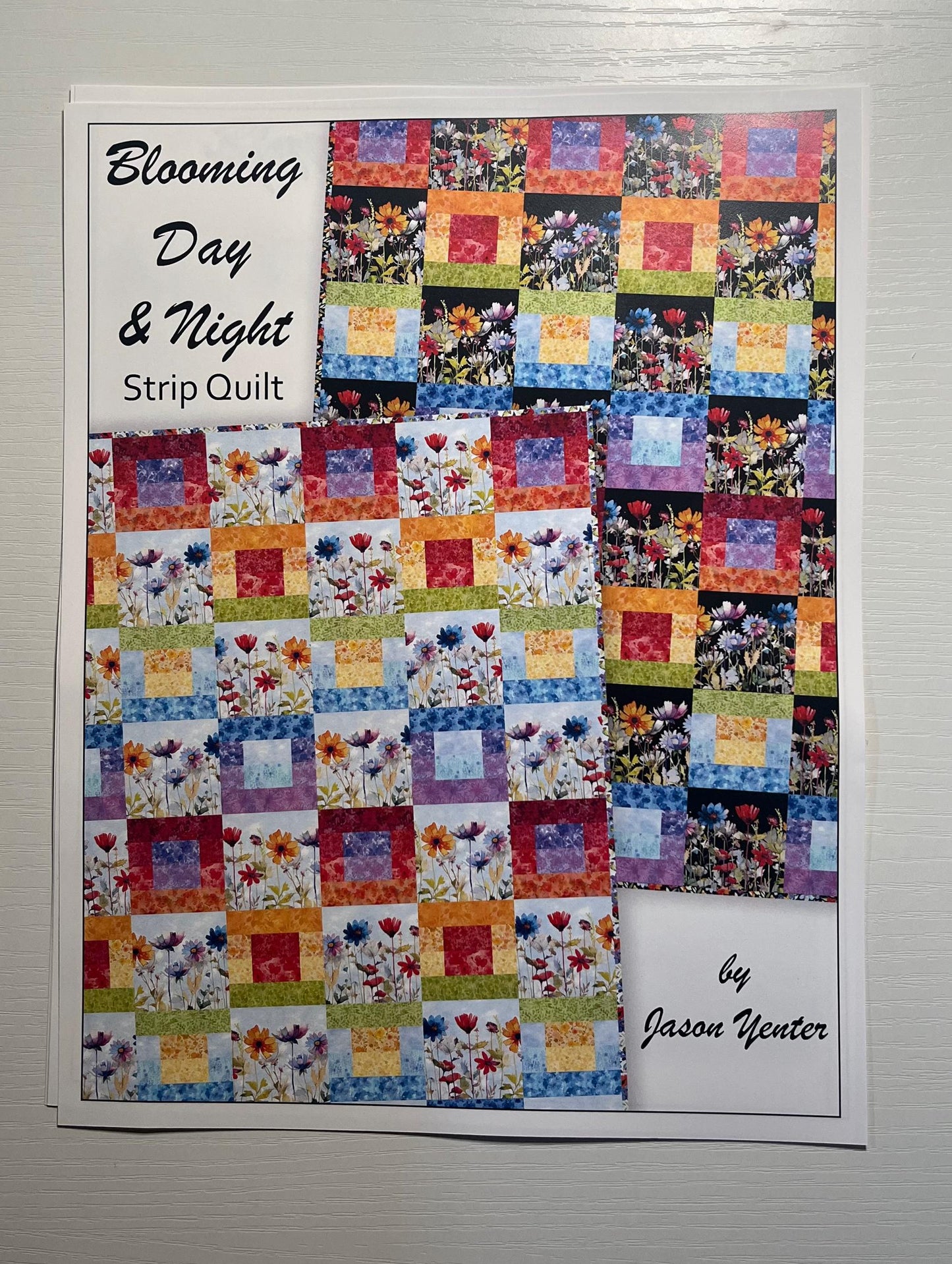 Blooming Day / Blooming Night Quilt Kit