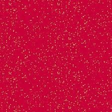 Red and Gold Sparkle Fabric