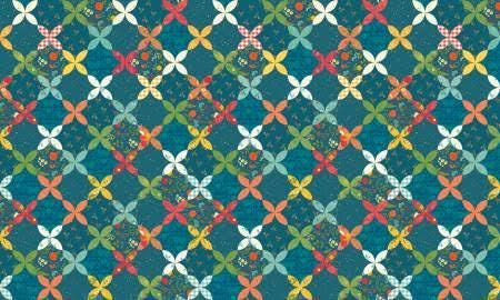 Double Lush Velvet in First Blooms - Plush Backing Fabric from Riley Blake Designs
