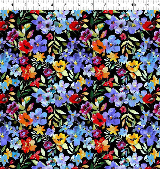 Day and Night Flower Garden Fabrics - In the Beginning Collection