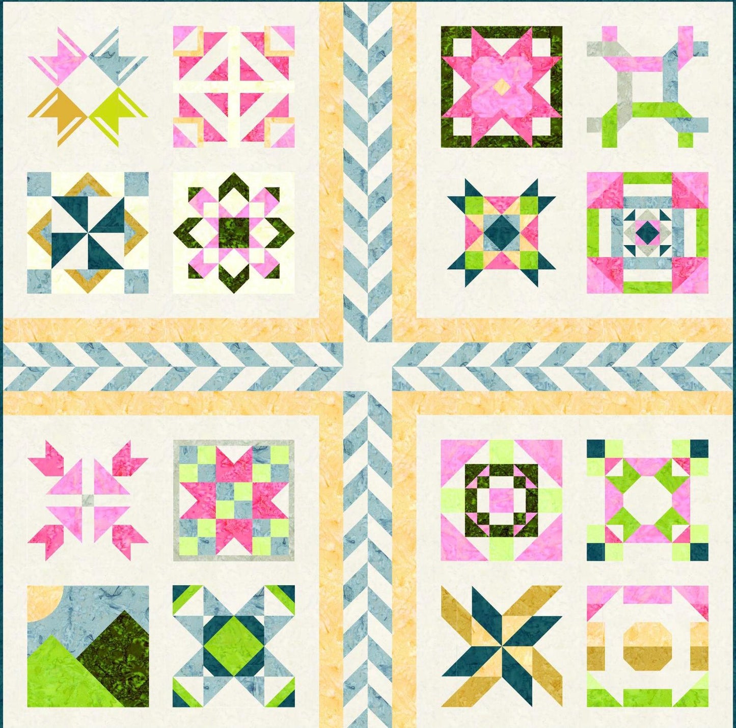2026 Block Challenge Confetti Cotton - Quilt Kit