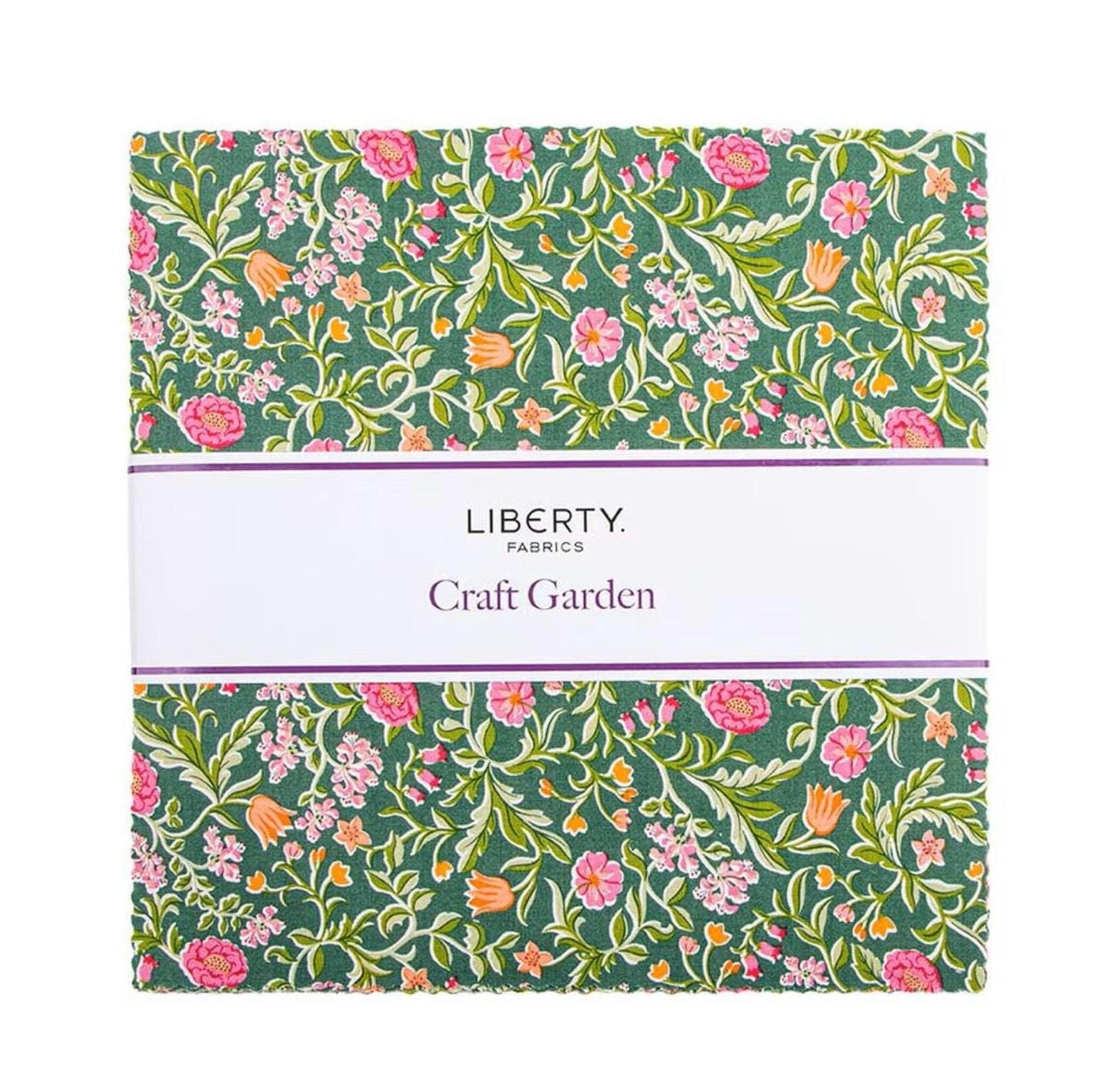 Liberty Fabric Craft Garden 10 Stackers - Quilt Fabric Bundle