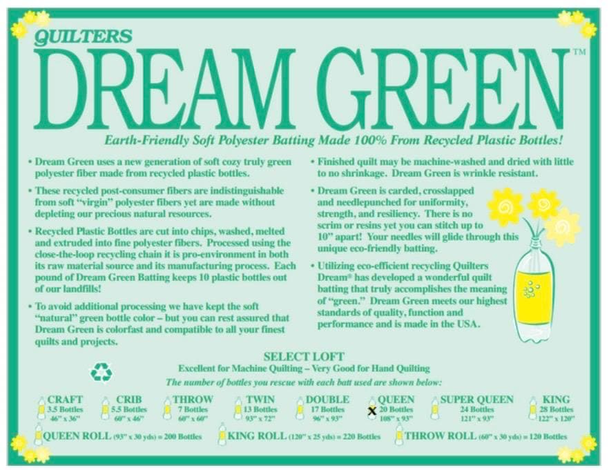 Quilters Dream Green Batting