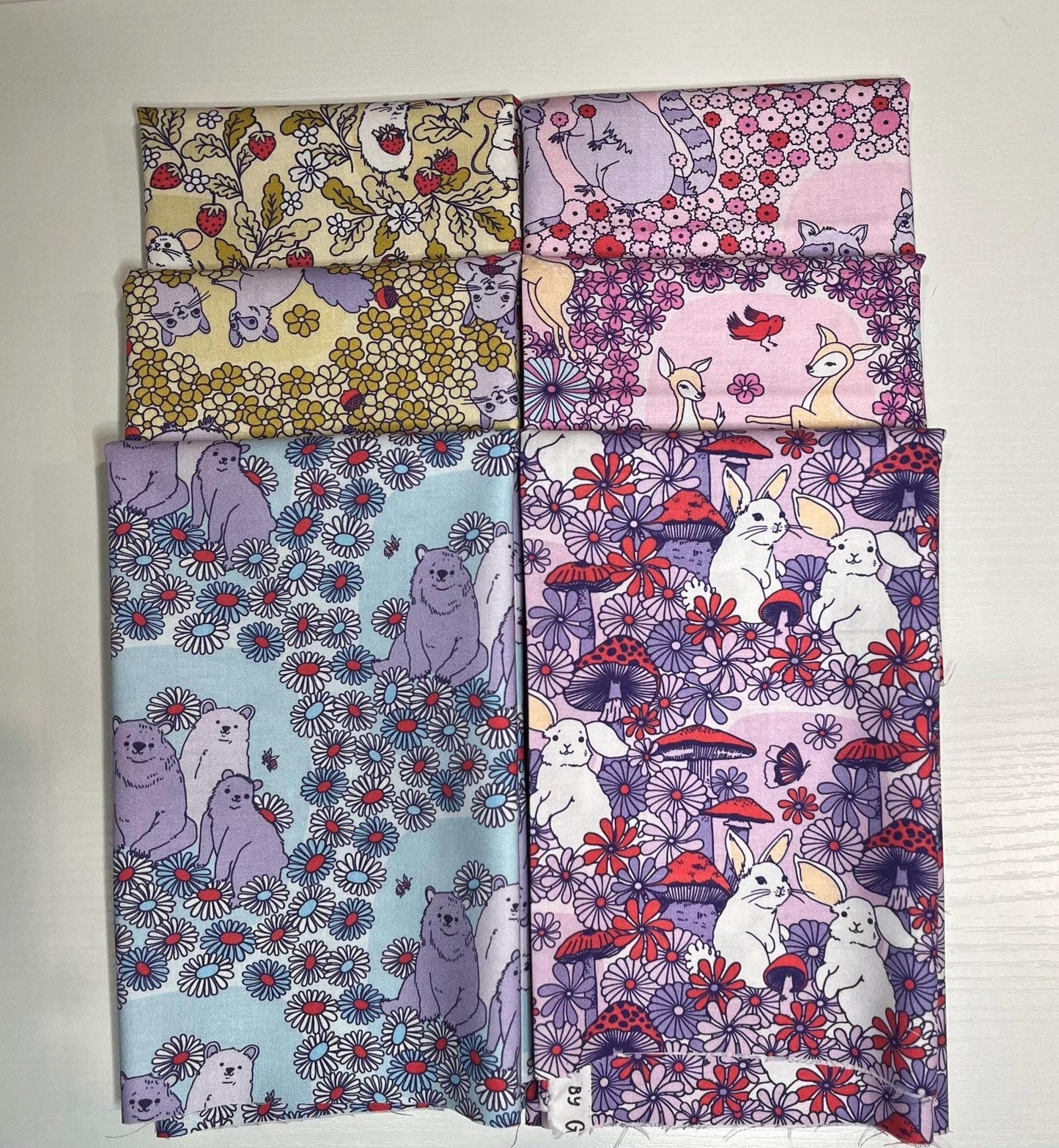 Cloud9 Forest Friends Cut Fabric - Sold by 1/2 Yard