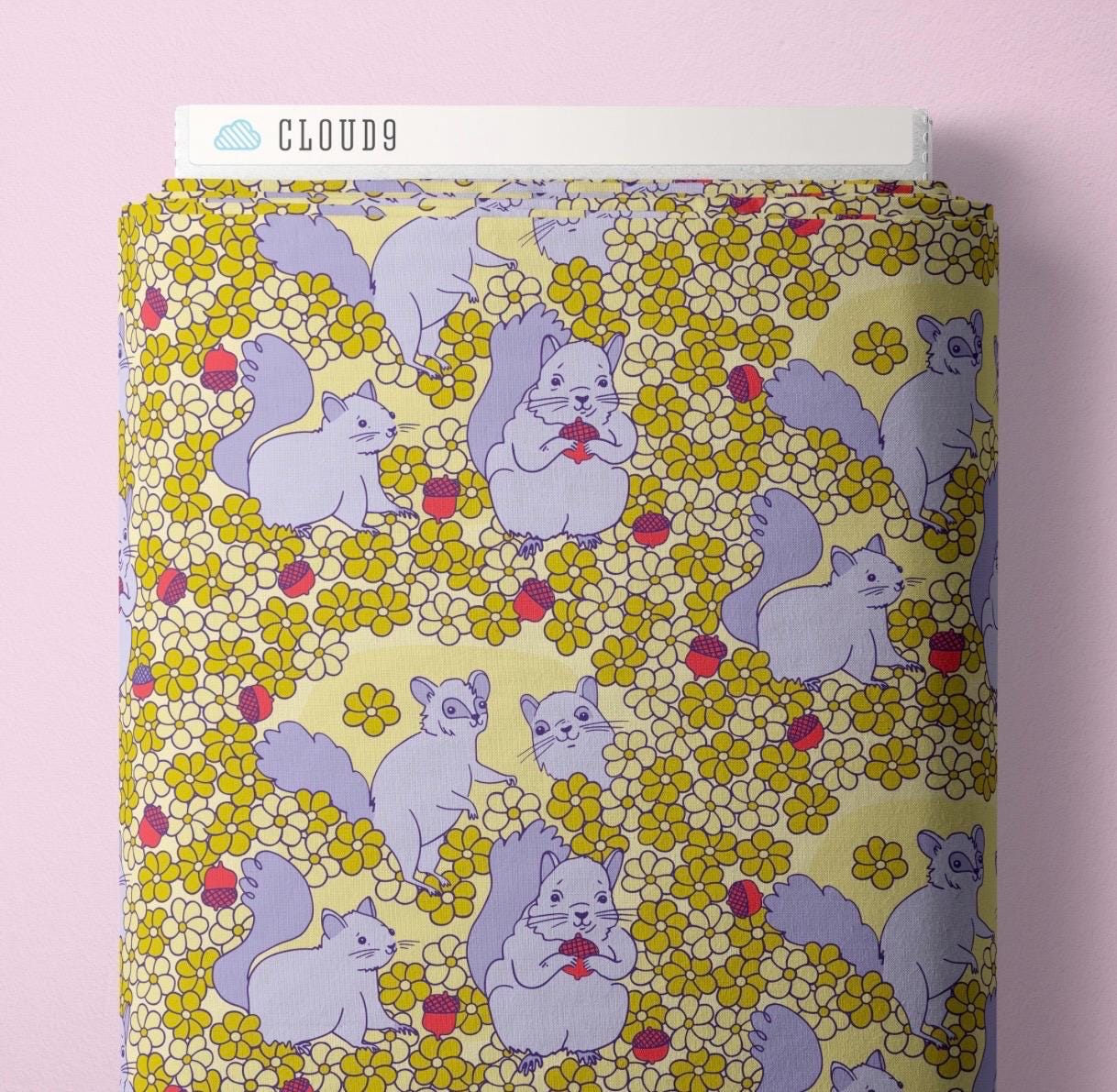 Cloud9 Forest Friends Cut Fabric - Sold by 1/2 Yard