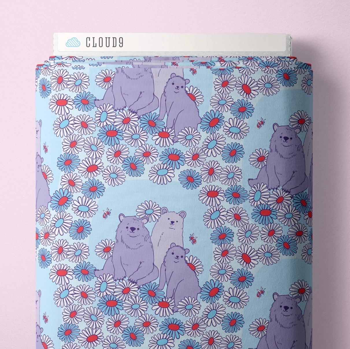 Cloud9 Forest Friends Cut Fabric - Sold by 1/2 Yard